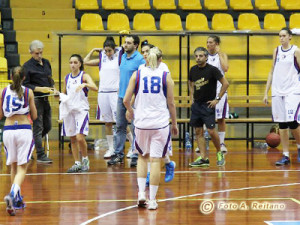 Time out chiamato da coach Porchi (foto A. Reitano)